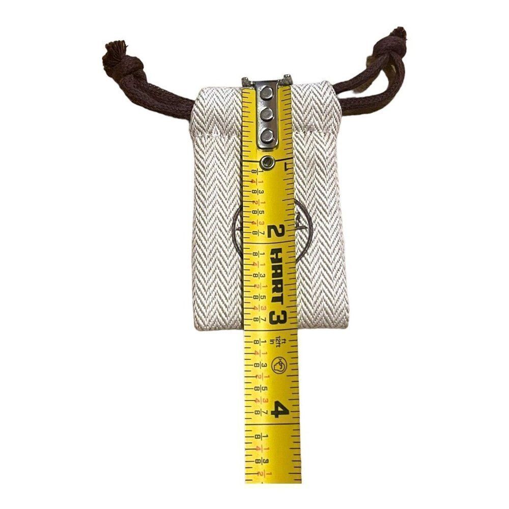 3" HERMES DUST BAG 4 Keys Clochette Buckle Small Duster Dustbag NEW Authentic - Picture 4 of 4